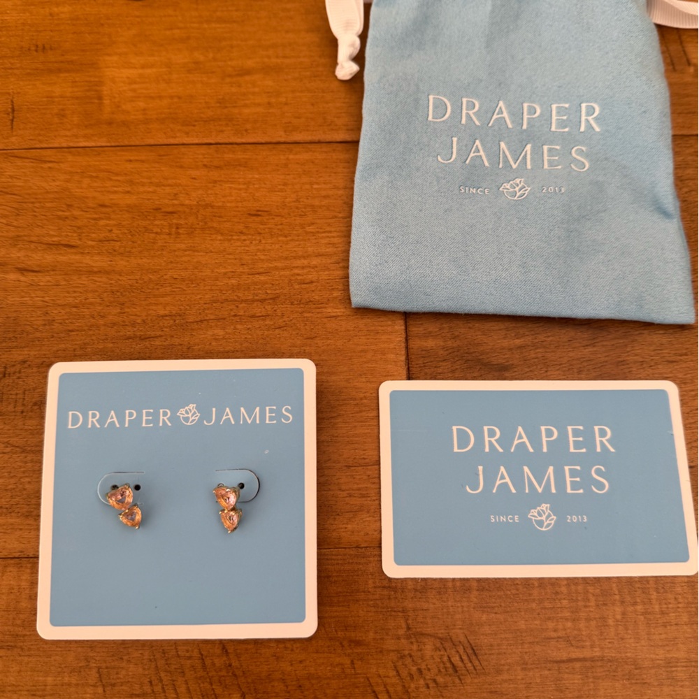 Reese Witherspoon’s Draper James shop in Nashville. Pink drop earrings.